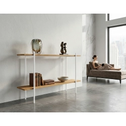 KONSOLA Z DREWNA LITEGO DĄB OLCHA JESION SKD-370